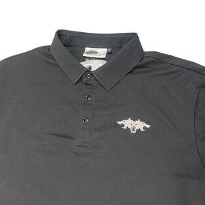 Tesla Cyberware Polo Shirt Men's XL Black Short Sleeve Moisture Wicking